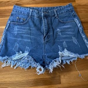 danish distressed shorts